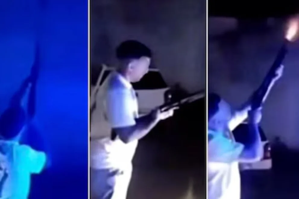 Apartaron de la Policía Bonaerense a un efectivo que se filmó disparando al aire en medio de los festejos por Navidad