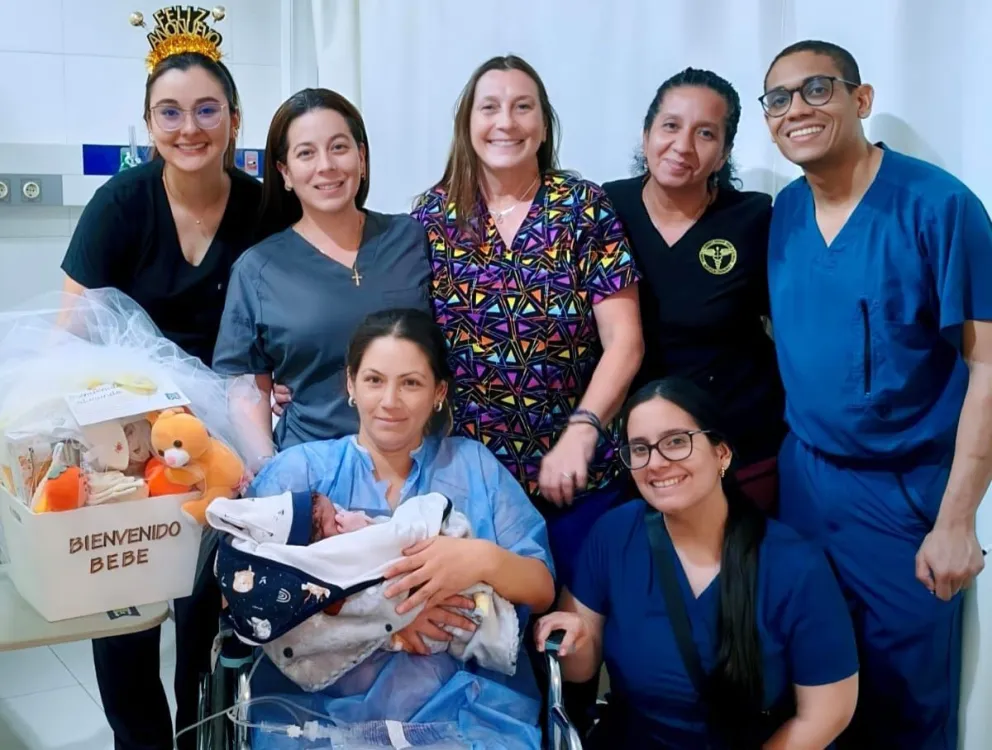 Alexander es el primer bebé nacido en Malvinas Argentinas en 2026