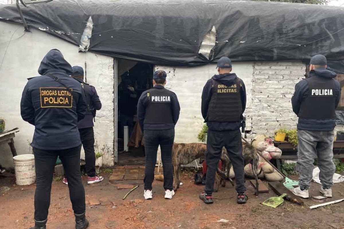 Se llevó a cabo un importante operativo antidrogas en Chivilcoy que terminó con la detención de cuatro personas