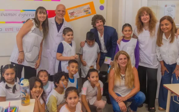 Andreotti inauguró 7 escuelas en el inicio de clases