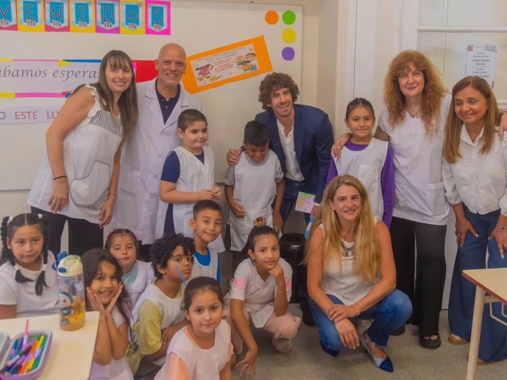 Andreotti inauguró 7 escuelas en el inicio de clases