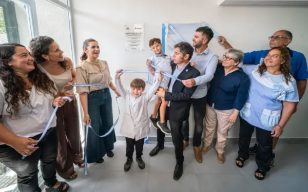 Kicillof y Fernández inauguraron el nuevo edificio del Jardín N°932
