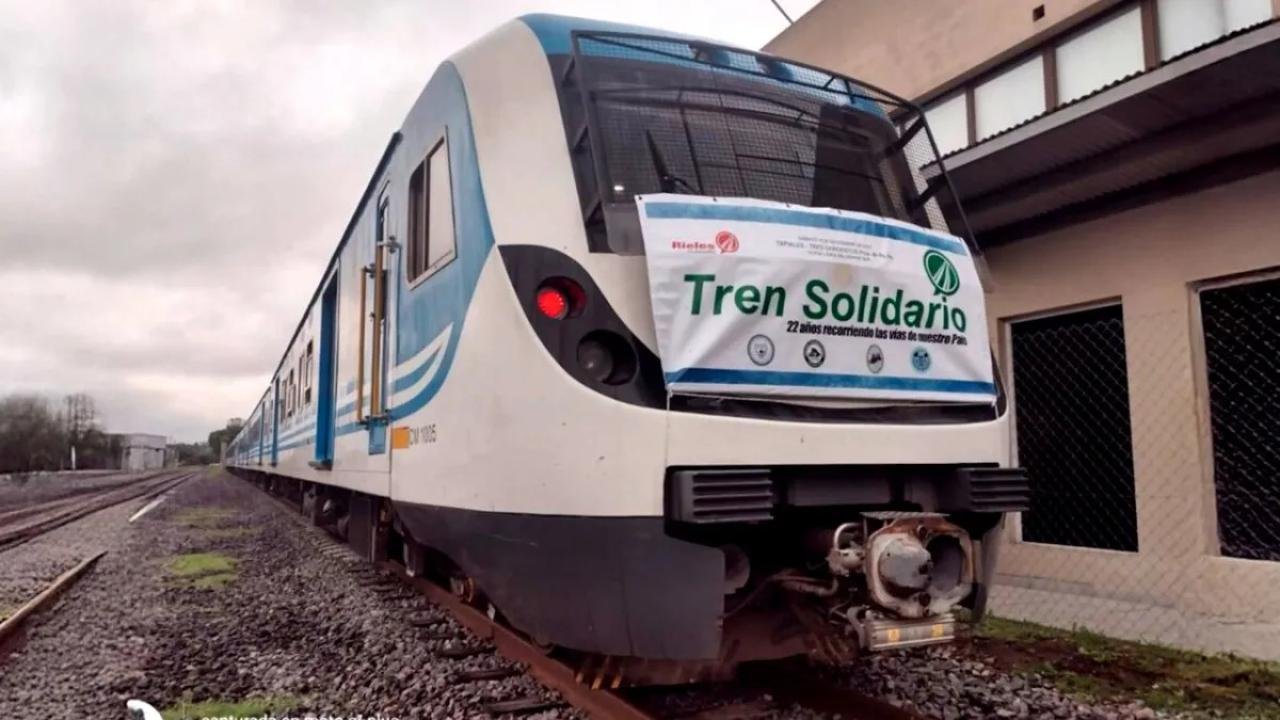 El Tren Solidario llegó a Tucumán con ayuda para damnificados por inundaciones
