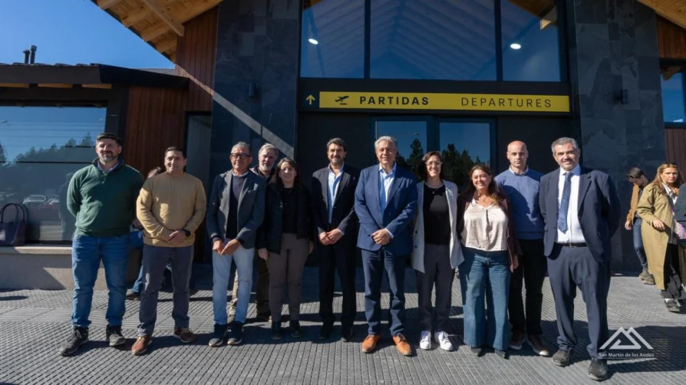 Temporada de Nieve: San Martín de los Andes inauguró la remodelación y ampliación de su aeropuerto