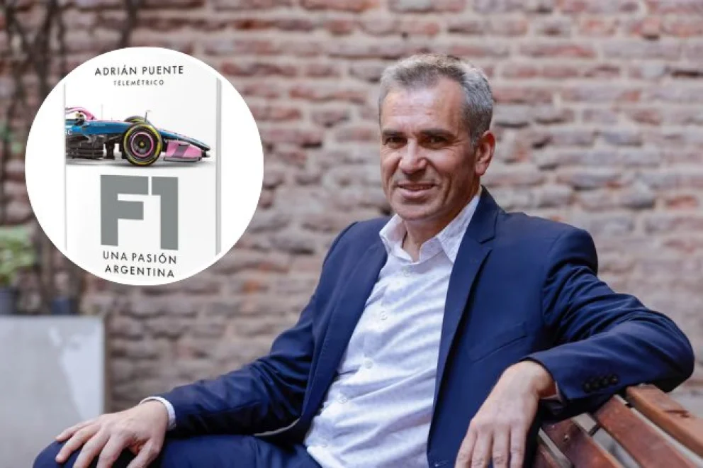 Adrián Puente presenta en la Feria del Libro "F1: Una pasión argentina", un viaje por la historia y el presente de la Fórmula 1