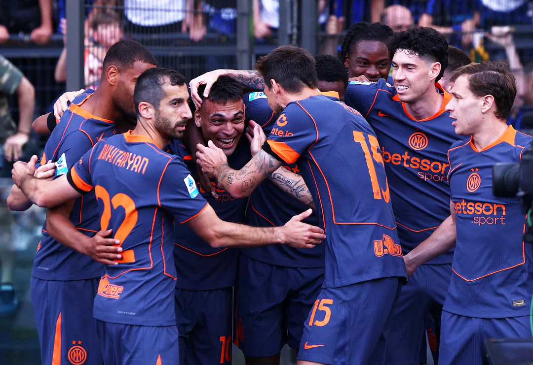 Inter con Lautaro Martinez disputa la final de la Copa de Italia ante Lazio