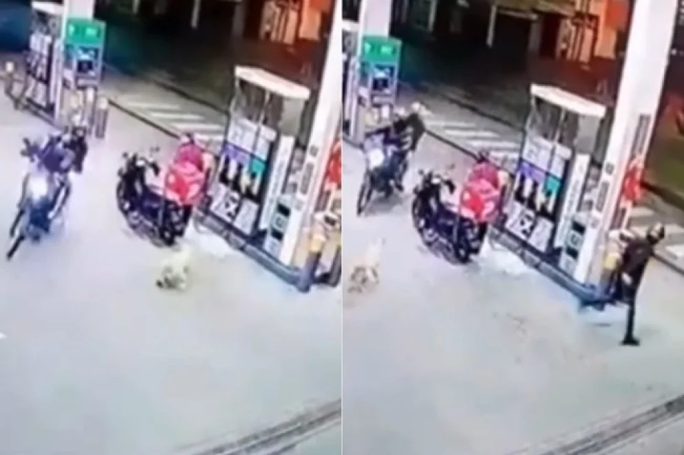 La Matanza: un repartidor se defendió a tiros durante un intento de robo en una estación de servicio