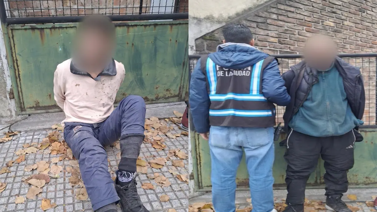 Detuvieron a dos delincuentes con antecedentes que intentaron robar una casa