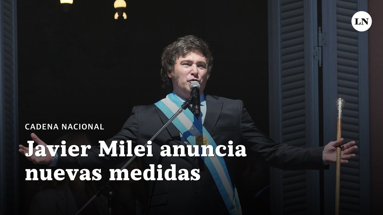 Gobierno de Milei anuncia nuevas medidas económicas en conferencia en vivo
