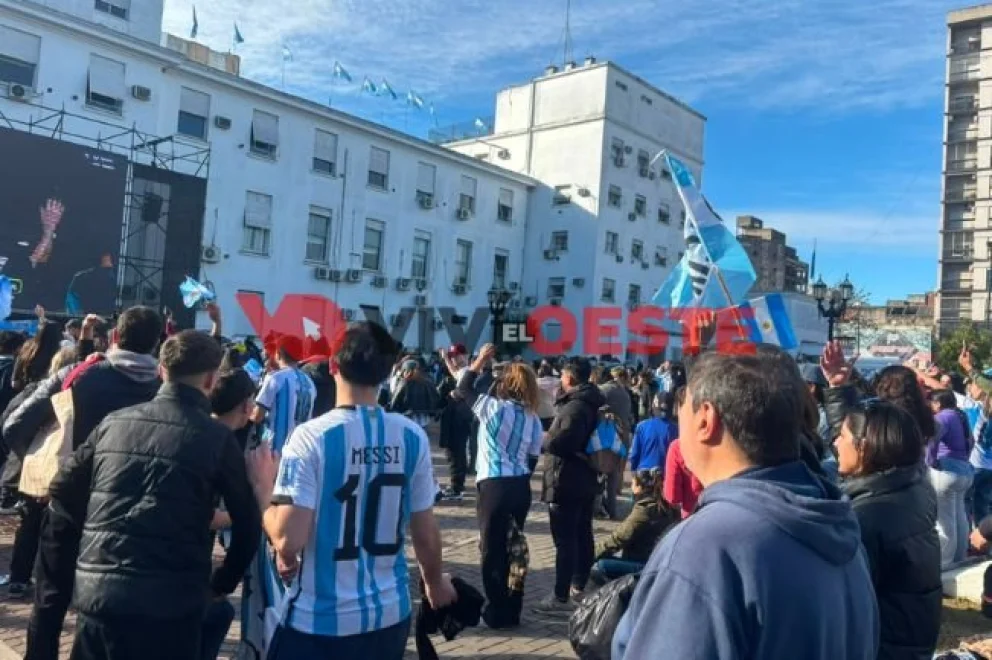 Argentina pasó a cuartos de final y así se vivió en el Oeste