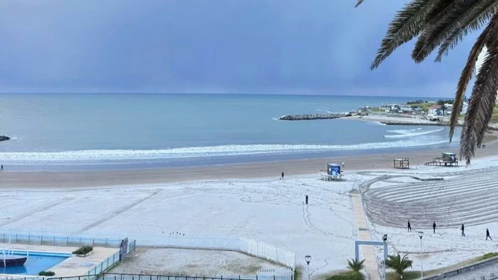 Volvió a nevar en Mar del Plata tras 35 años: ¿puede repetirse un fenómeno similar en el AMBA?